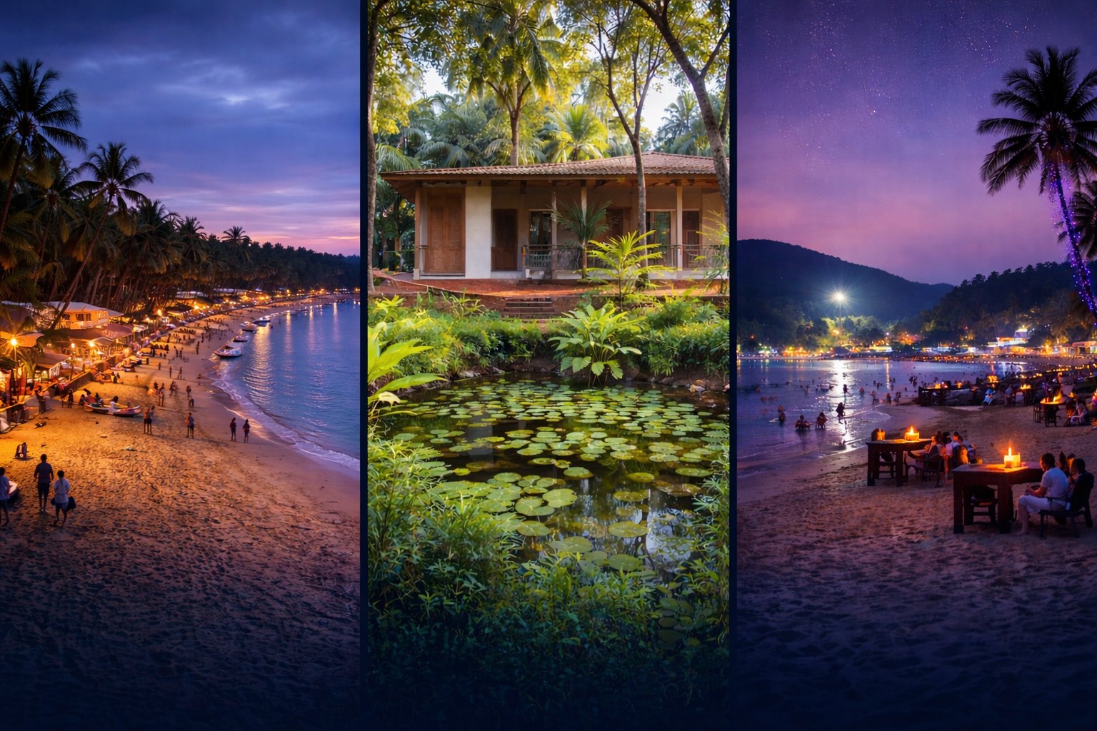 Palolem Beach Collage